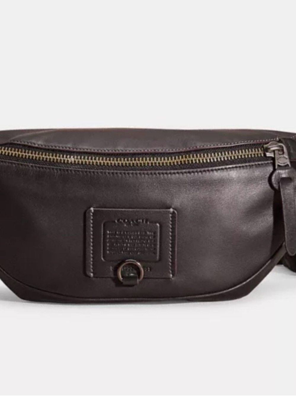 Coach restored Revington swing pack Dark Brown Leather Belt Bag
